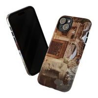 Adriano's Market phone case for iPhone 15 Plus by Vittorio Storaro, from the La Civiltà Romana collection