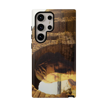 Julius Caesar and the France Bridge phone case for Samsung Galaxy S24 Ultra by Vittorio Storaro, from the La Civiltà Romana collection