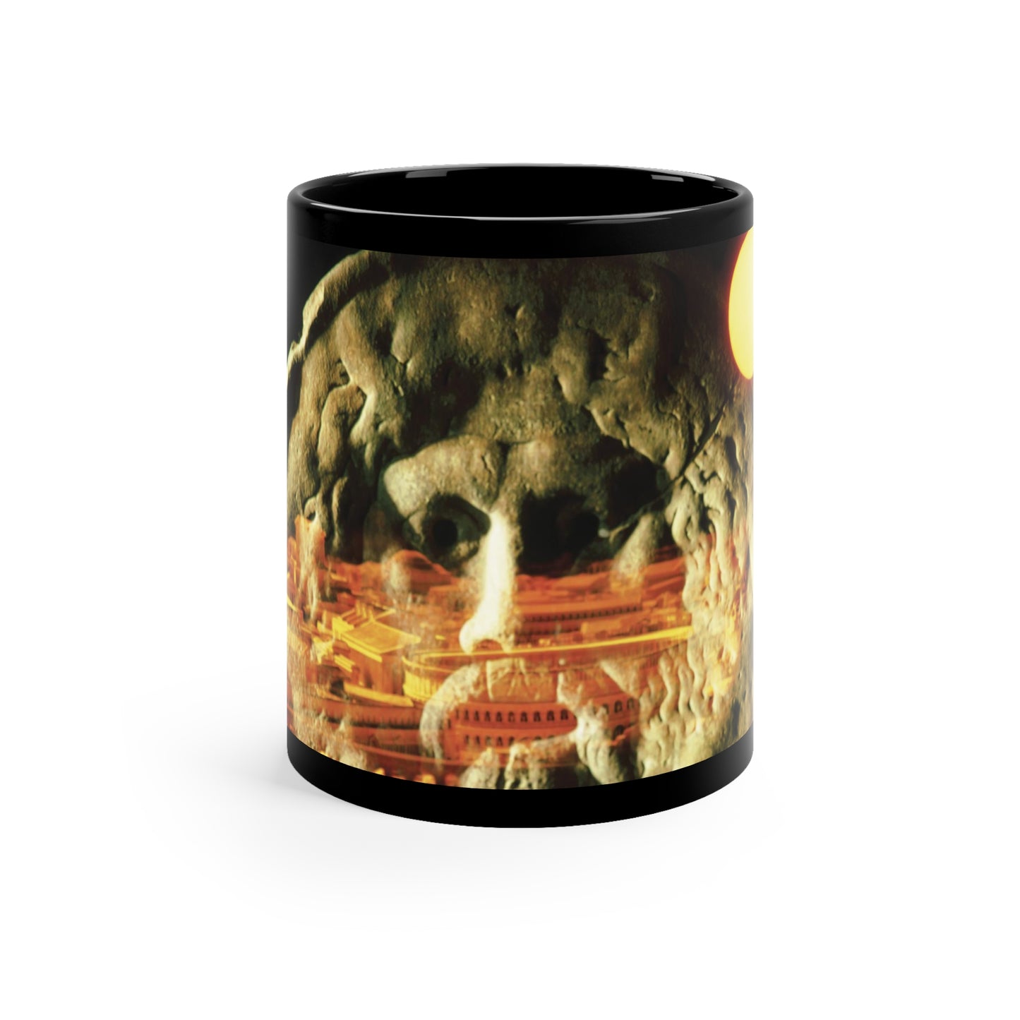 The Mouth of Truth 11oz Black Mug