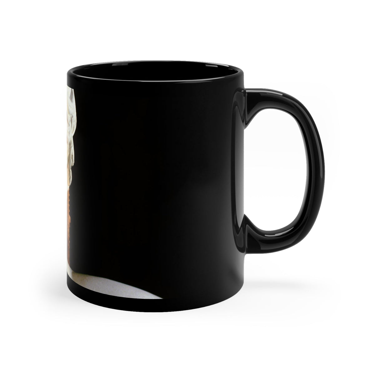 Antinoo In The Hadrian's Villa 11oz Black Mug