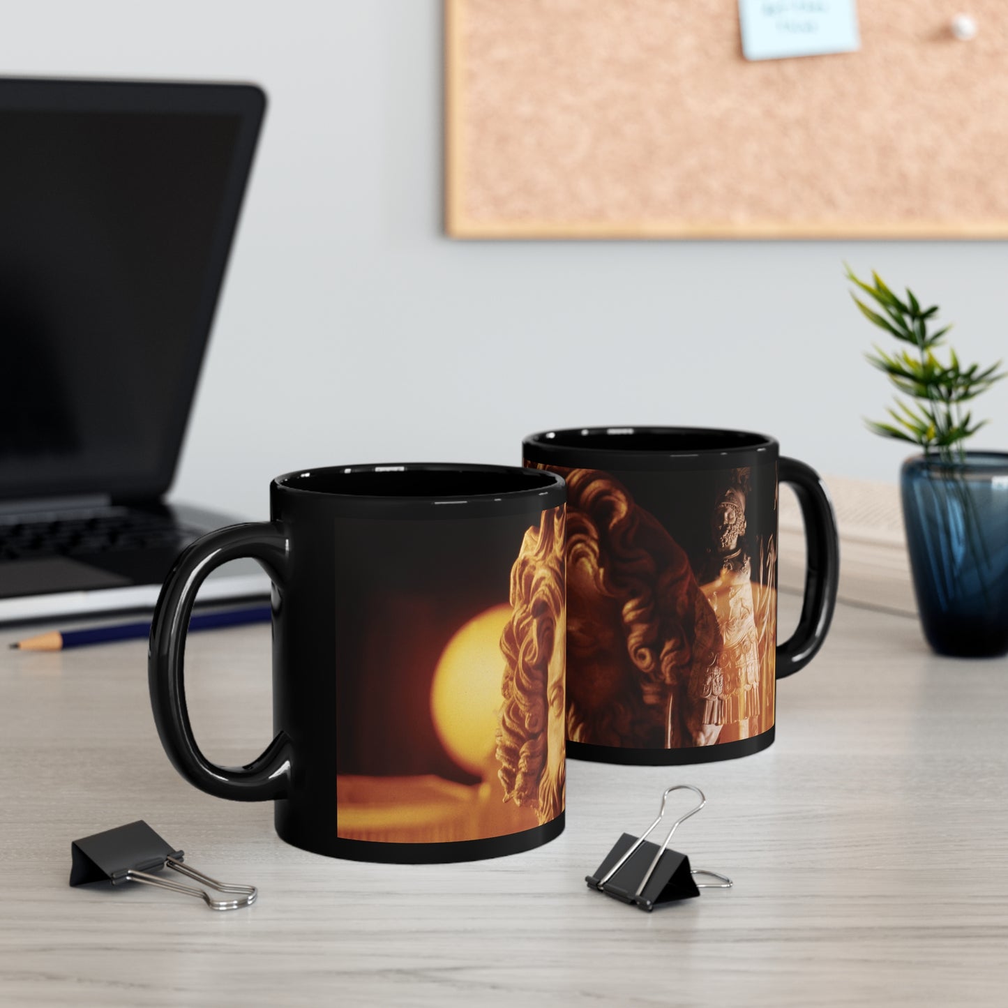 Jupiter & Mars 11oz Black Mug