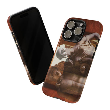 Elettra and Oreste phone case for iPhone 15 Pro by Vittorio Storaro, from the La Civiltà Romana collection