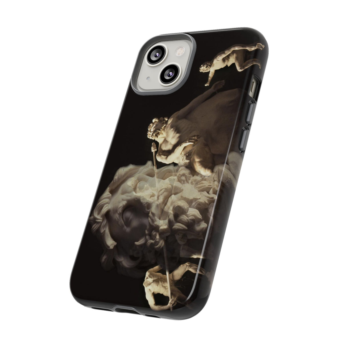 Ulysses and Polyphemus phone case for iPhone 14 by Vittorio Storaro, from the La Civiltà Romana collection