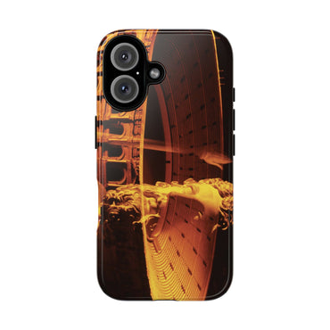 Flavian Amphitheater phone case for iPhone 16 by Vittorio Storaro, from the La Civiltà Romana collection
