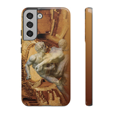 Amphitheater El Jem And The Uffizi Wrestlers phone case for Samsung Galaxy S22 Plus by Vittorio Storaro, from the La Civiltà Romana collection