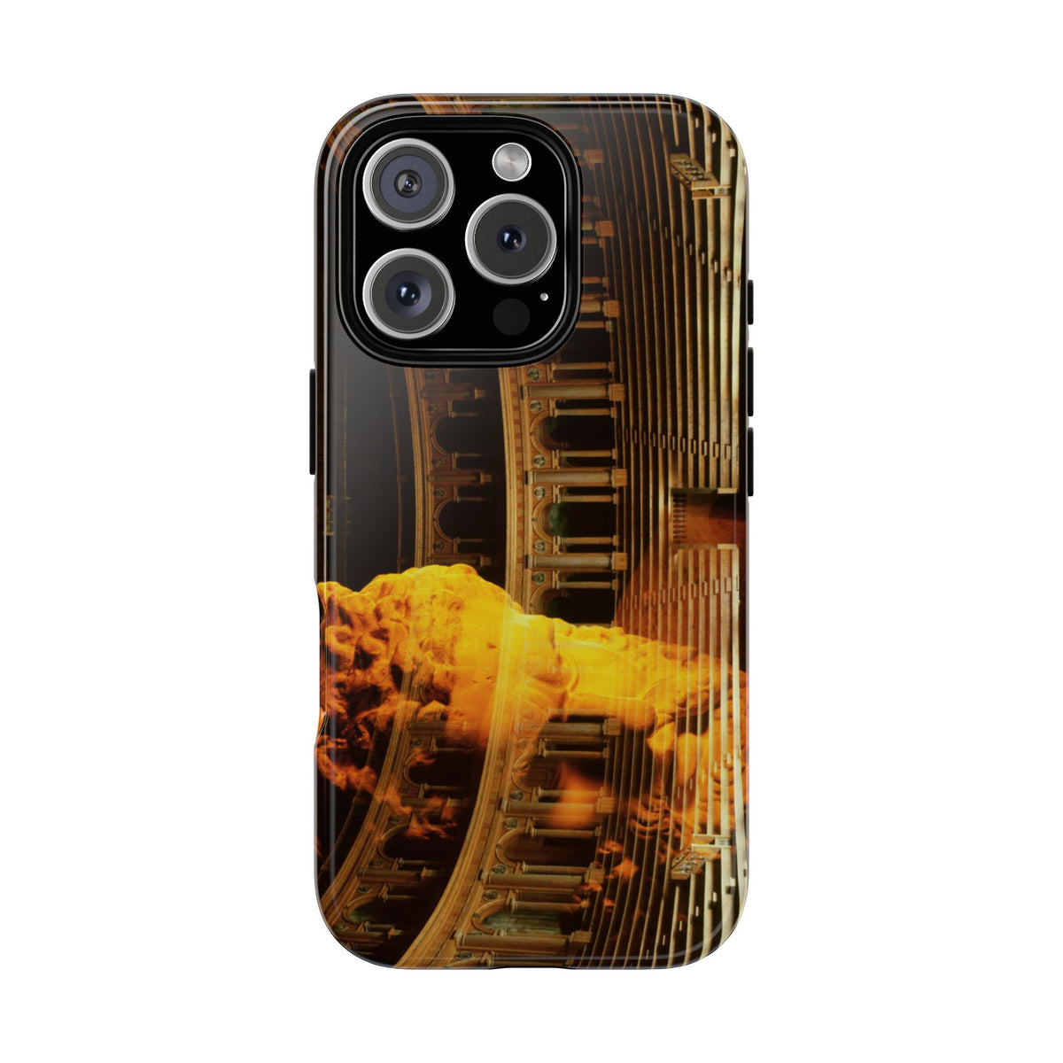 Heracles Arena phone case for iPhone 16 Pro by Vittorio Storaro, from the La Civiltà Romana collection