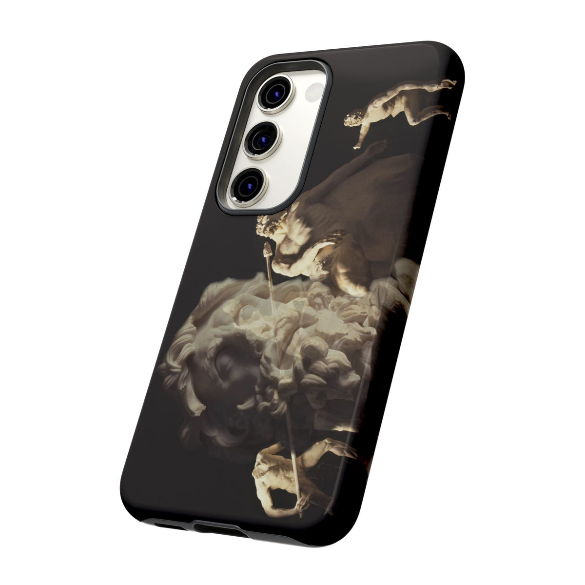 Ulysses and Polyphemus phone case for Samsung Galaxy S23 by Vittorio Storaro, from the La Civiltà Romana collection