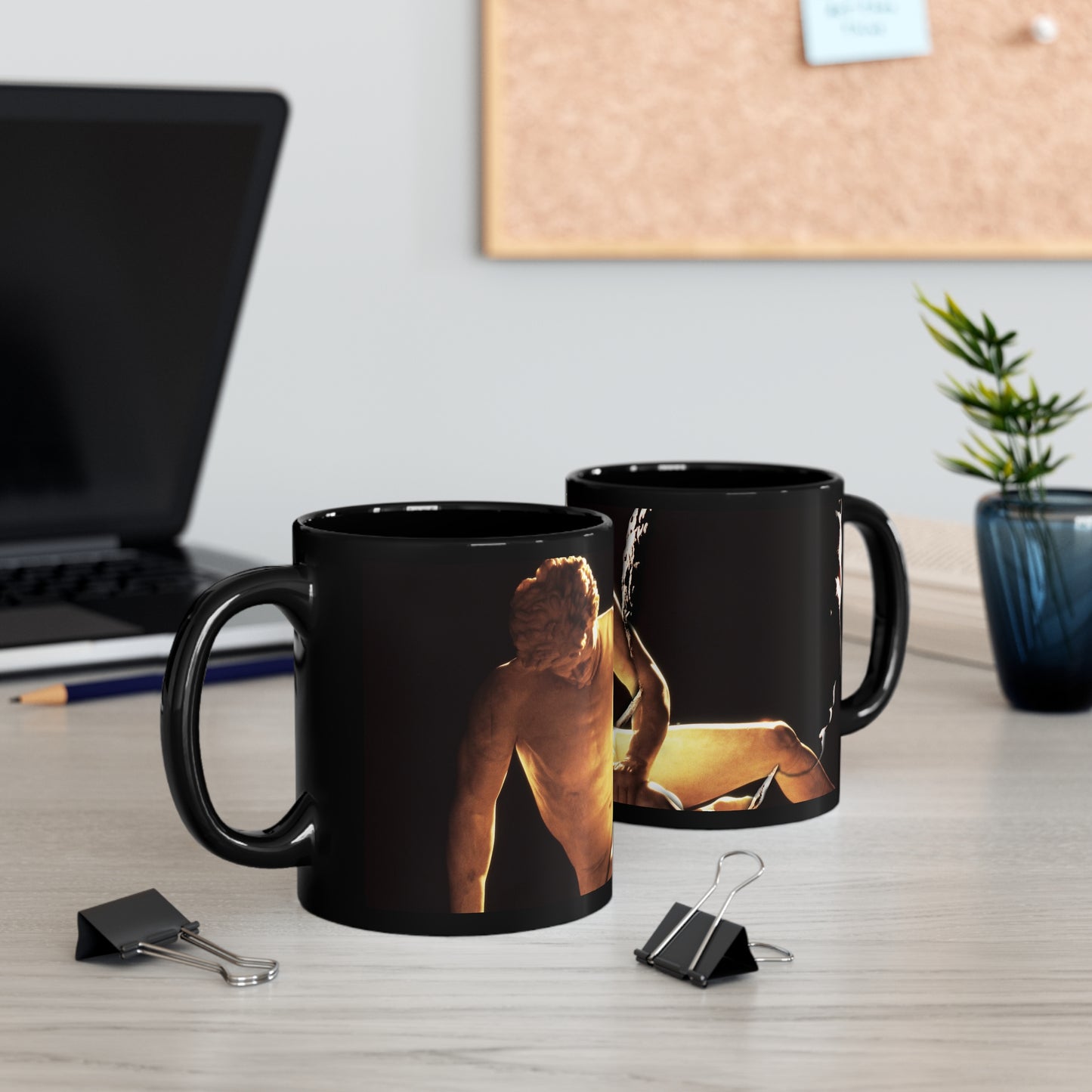 Dying Gaul 11oz Black Mug