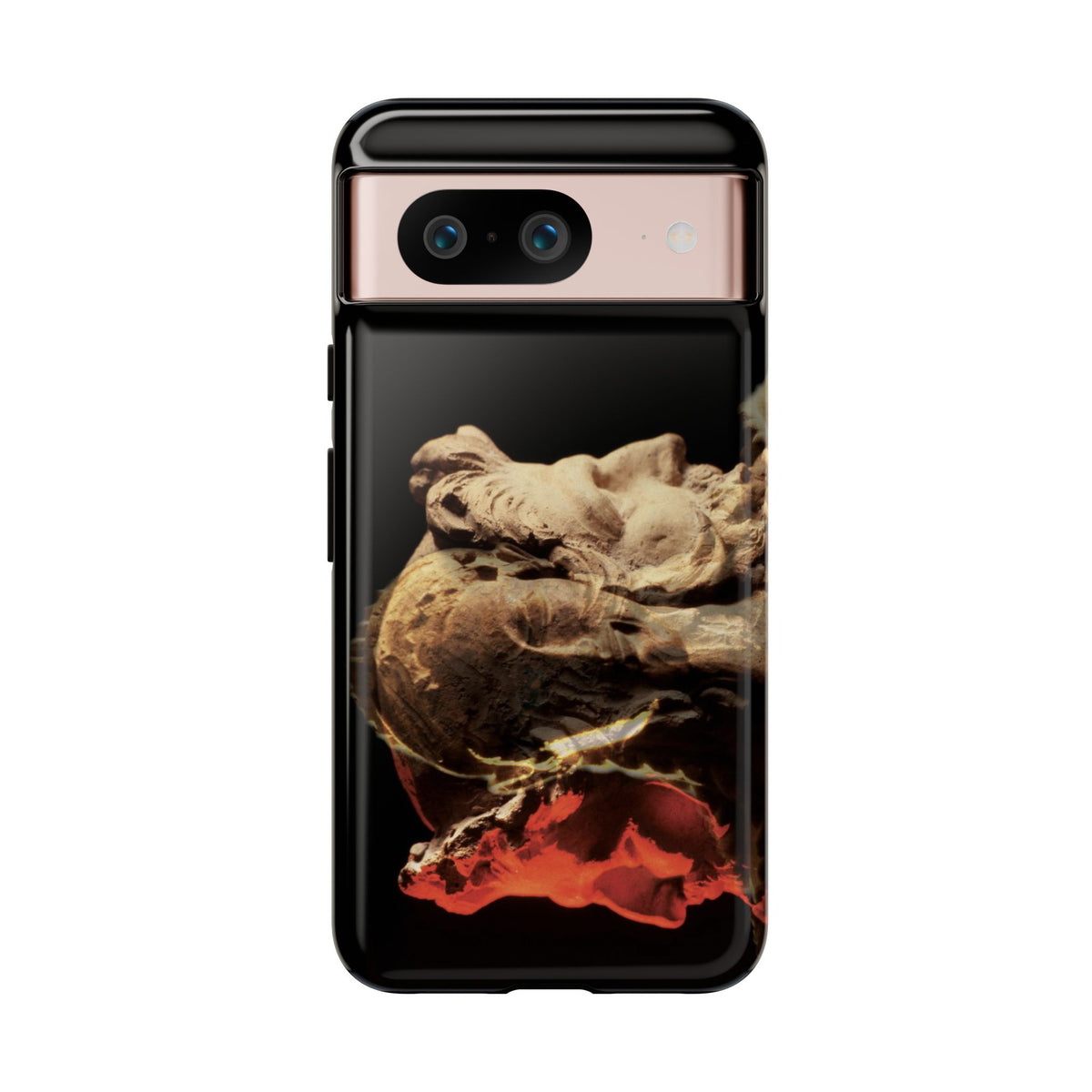 Apollo and two faced Janus phone case for Google Pixel 8 by Vittorio Storaro, from the La Civiltà Romana collection