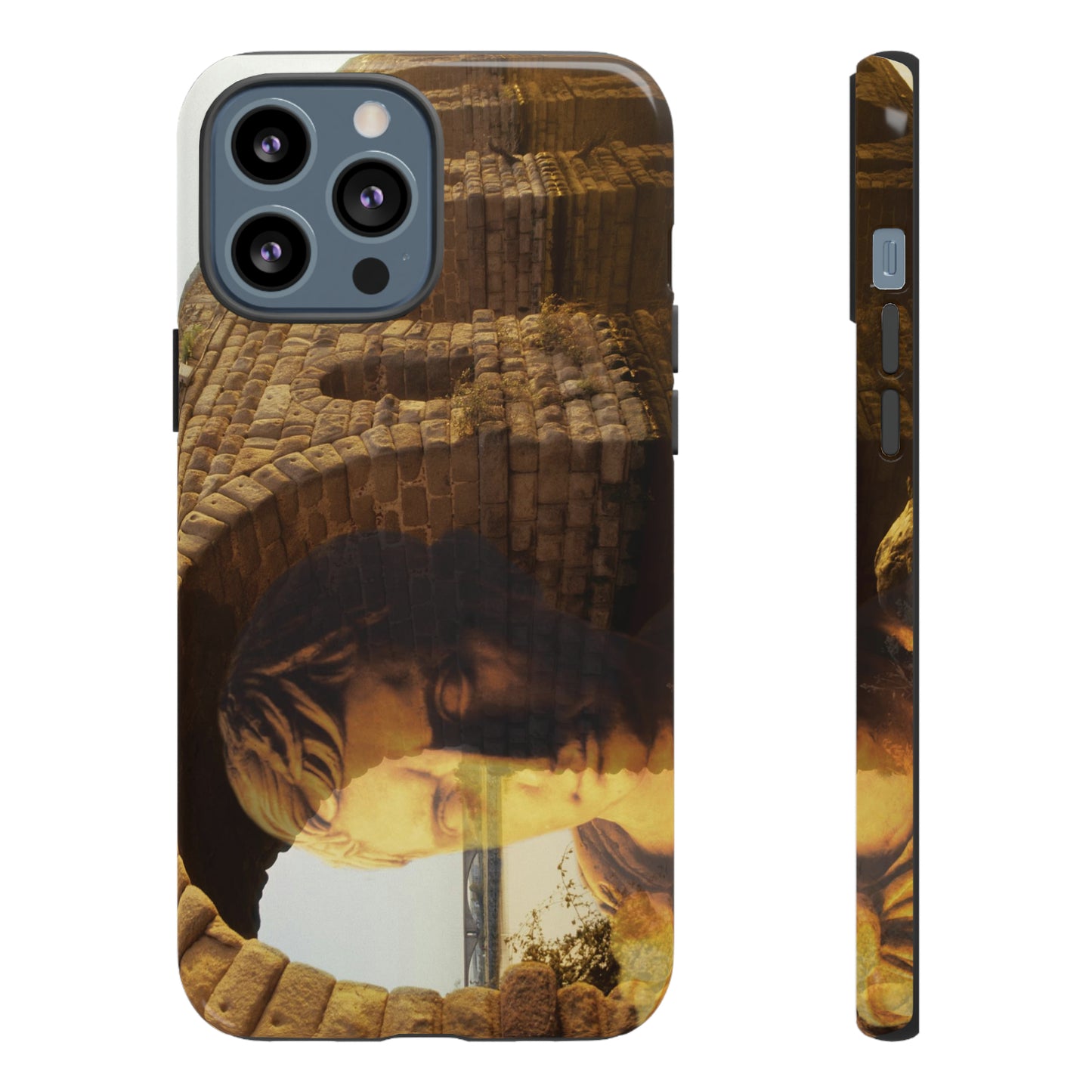 Julius Caesar and the france bridge  Phone Cases