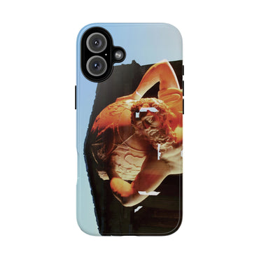 Atlas and Temple of Neptune phone case for iPhone 16 Plus by Vittorio Storaro, from the La Civiltà Romana collection