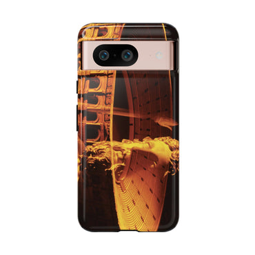 Flavian Amphitheater phone case for Google Pixel 8 by Vittorio Storaro, from the La Civiltà Romana collection