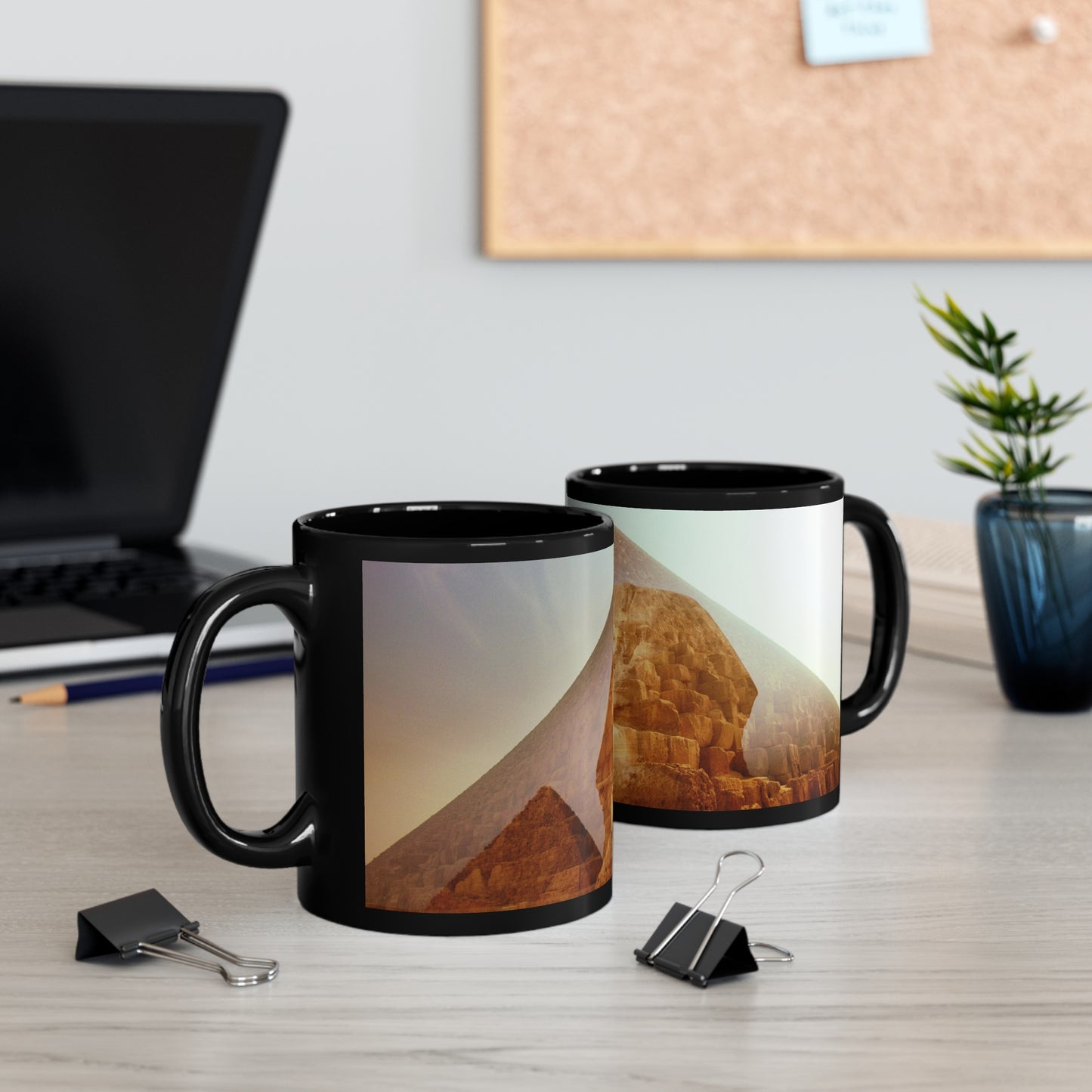 Works of Man 11oz Black Mug