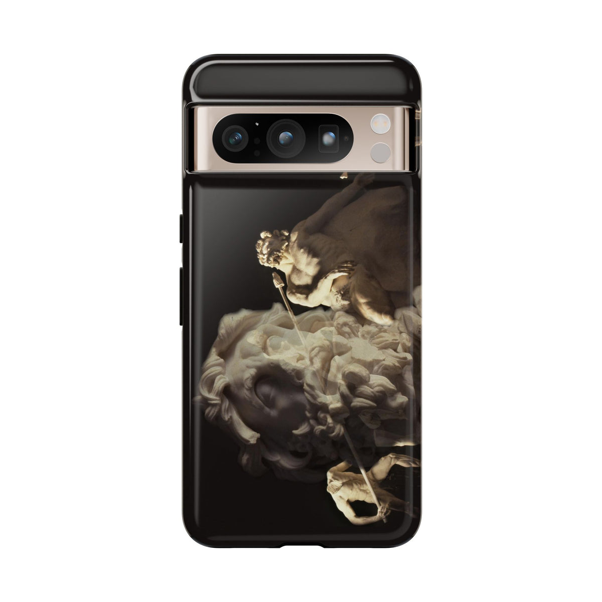 Ulysses and Polyphemus phone case for Google Pixel 8 Pro by Vittorio Storaro, from the La Civiltà Romana collection