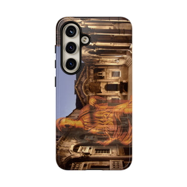 Diocletian's Palace with Goddess Roma phone case for Samsung Galaxy S24 by Vittorio Storaro, from the La Civiltà Romana collection