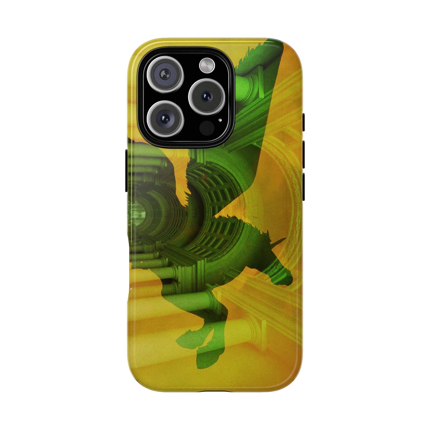 Pegasus phone case for iPhone 16 Pro by Vittorio Storaro, from the La Civiltà Romana collection