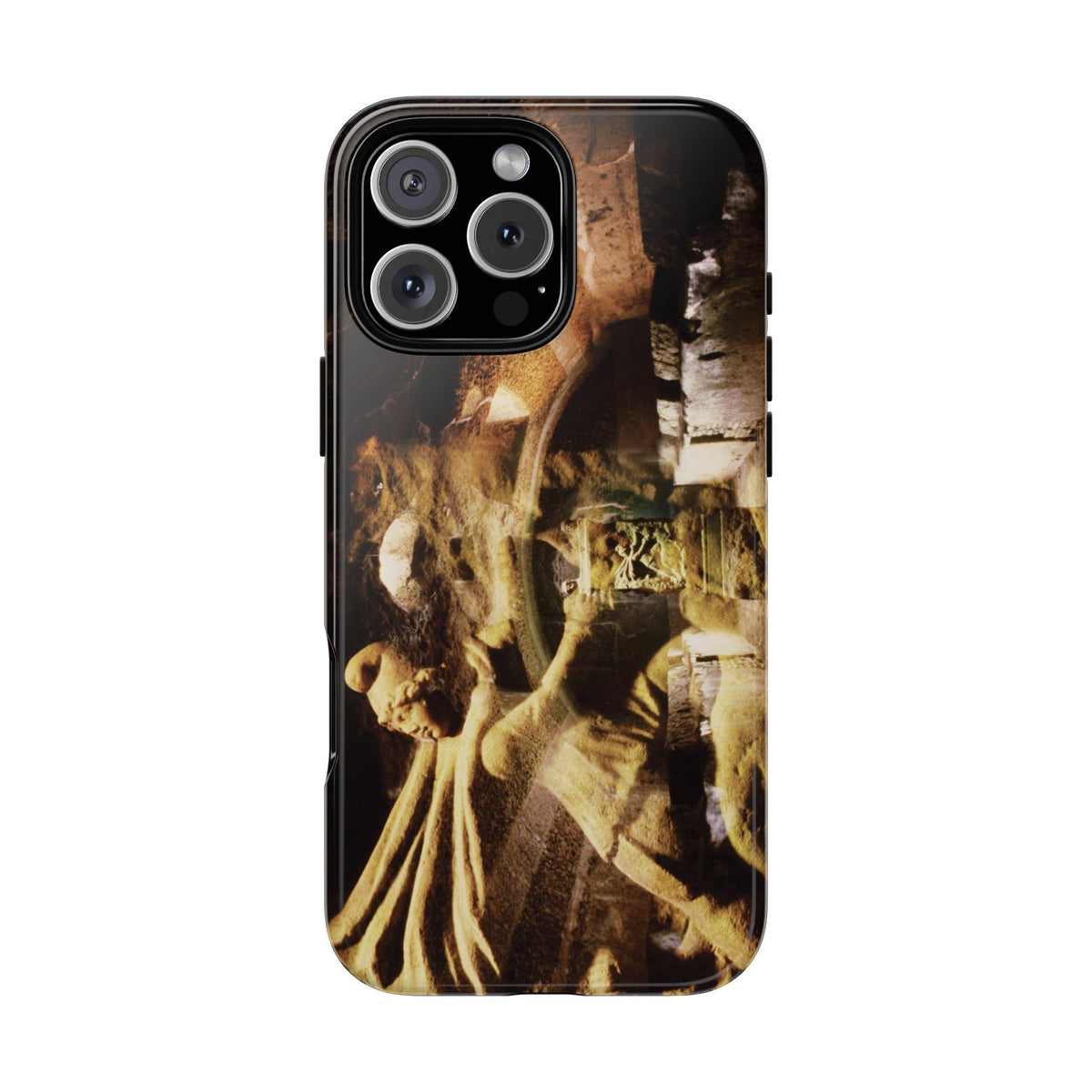 Mithras in his mithraeum of ancient Ostia phone case for iPhone 16 Pro Max by Vittorio Storaro, from the La Civiltà Romana collection