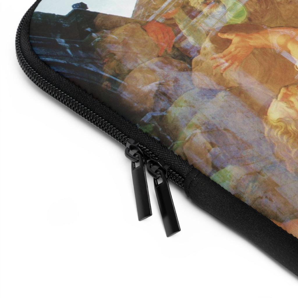 The Fall Of The Titans Laptop Sleeve