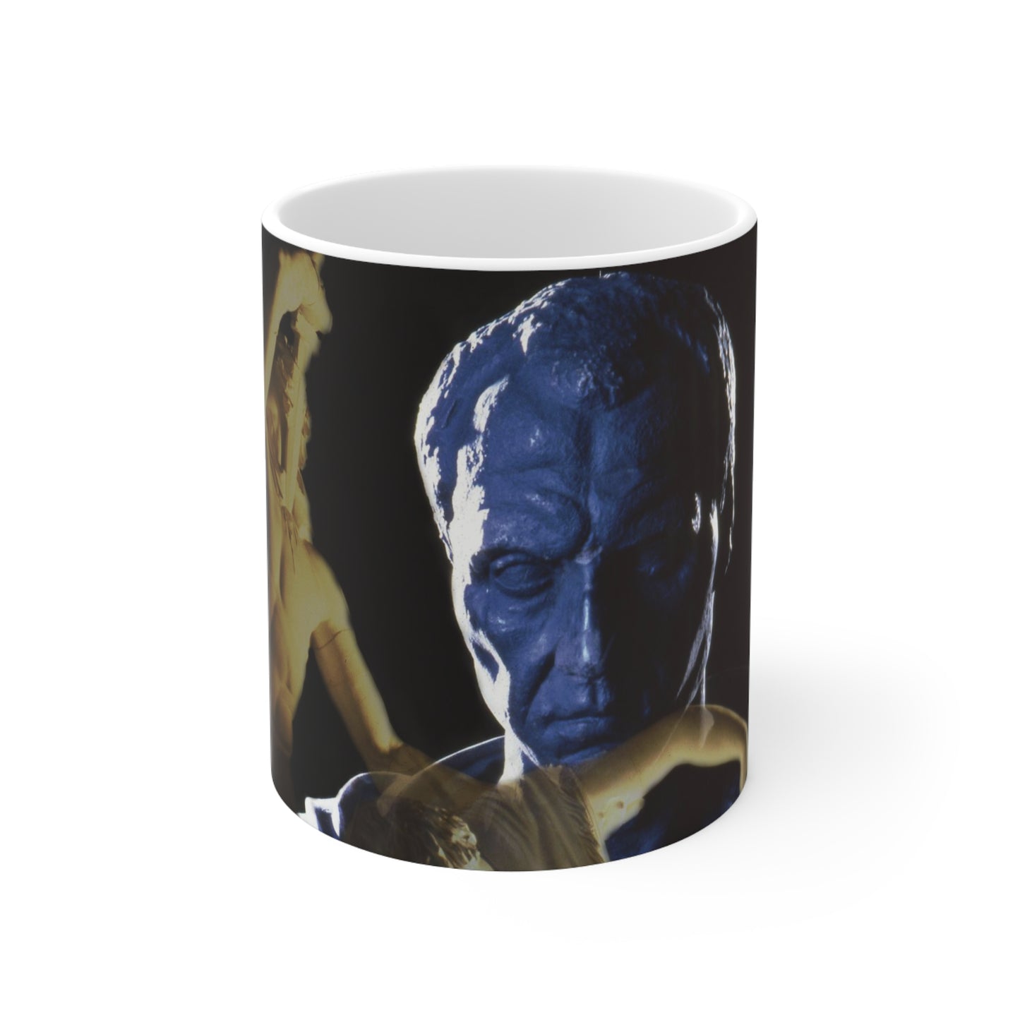 Julius Caesar & The dying Galata White Mug 11oz