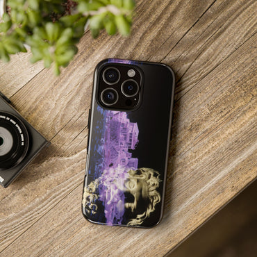 Vision of Rome tough phone case by Vittorio Storaro, on a table