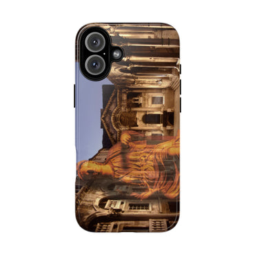 Diocletian's Palace with Goddess Roma phone case for iPhone 16 Plus by Vittorio Storaro, from the La Civiltà Romana collection
