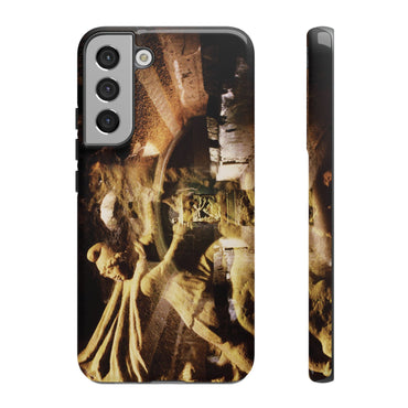 Mithras in his mithraeum of ancient Ostia phone case for Samsung Galaxy S22 Plus by Vittorio Storaro, from the La Civiltà Romana collection