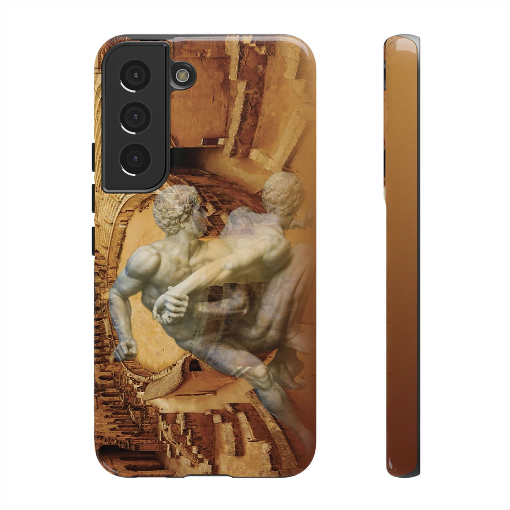 Amphitheater El Jem And The Uffizi Wrestlers phone case for Samsung Galaxy S22 by Vittorio Storaro, from the La Civiltà Romana collection