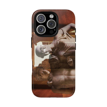 Elettra and Oreste phone case for iPhone 16 Pro by Vittorio Storaro, from the La Civiltà Romana collection