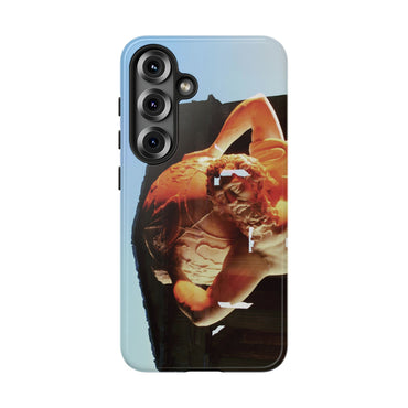 Atlas and Temple of Neptune phone case for Samsung Galaxy S25 by Vittorio Storaro, from the La Civiltà Romana collection