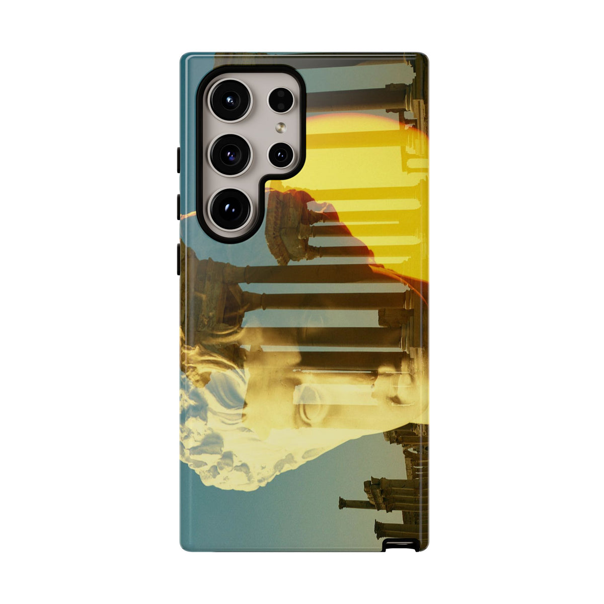 Augustus's Sun on Palmyra phone case for Samsung Galaxy S24 Ultra by Vittorio Storaro, from the La Civiltà Romana collection