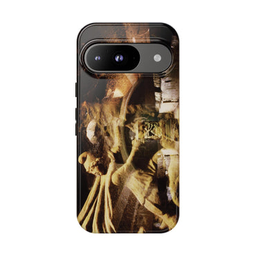 Mithras in his mithraeum of ancient Ostia phone case for Google Pixel 9 by Vittorio Storaro, from the La Civiltà Romana collection