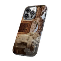 Adriano's Market phone case for iPhone 14 Pro by Vittorio Storaro, from the La Civiltà Romana collection