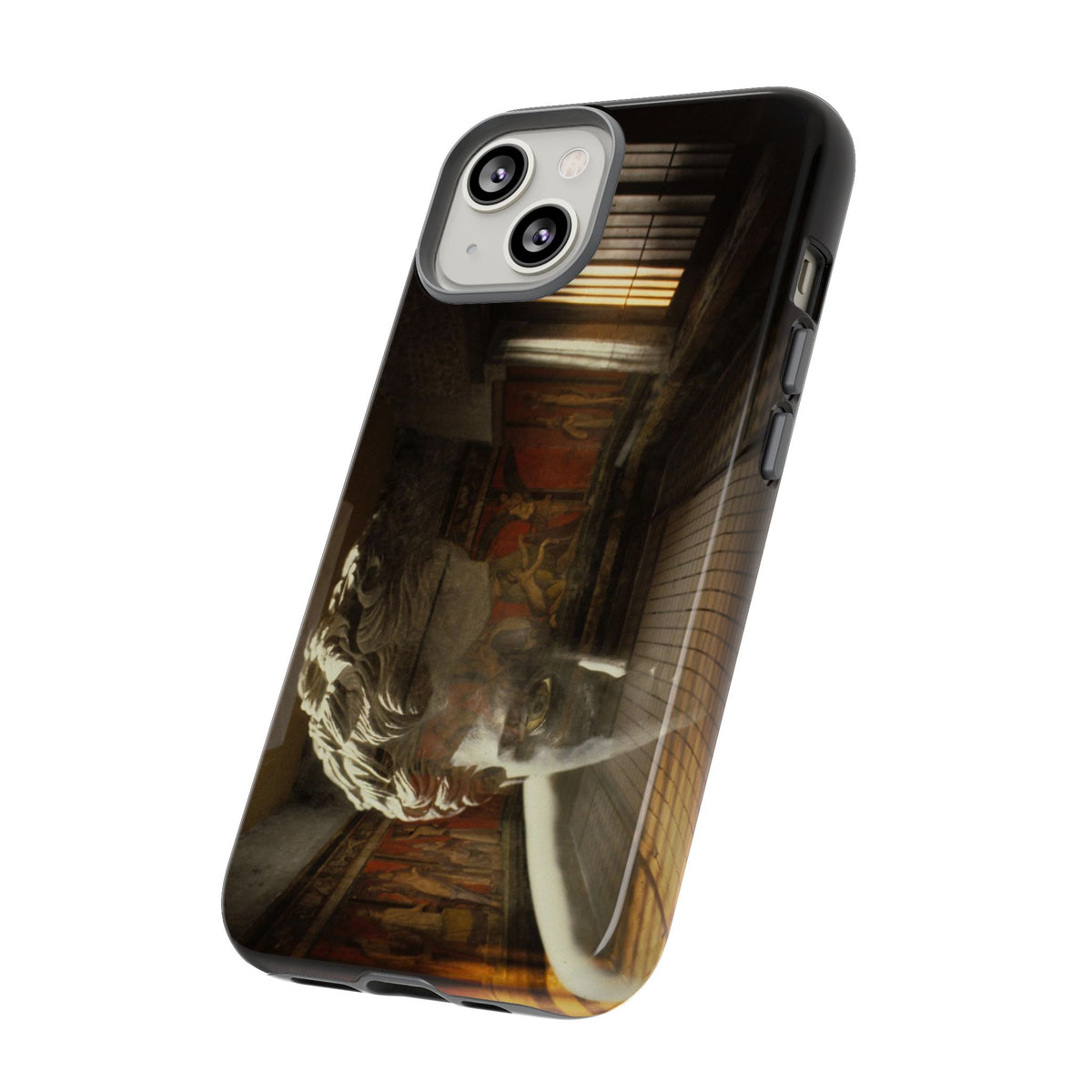 The Villa dei Mysteries phone case for iPhone 14 by Vittorio Storaro, from the La Civiltà Romana collection