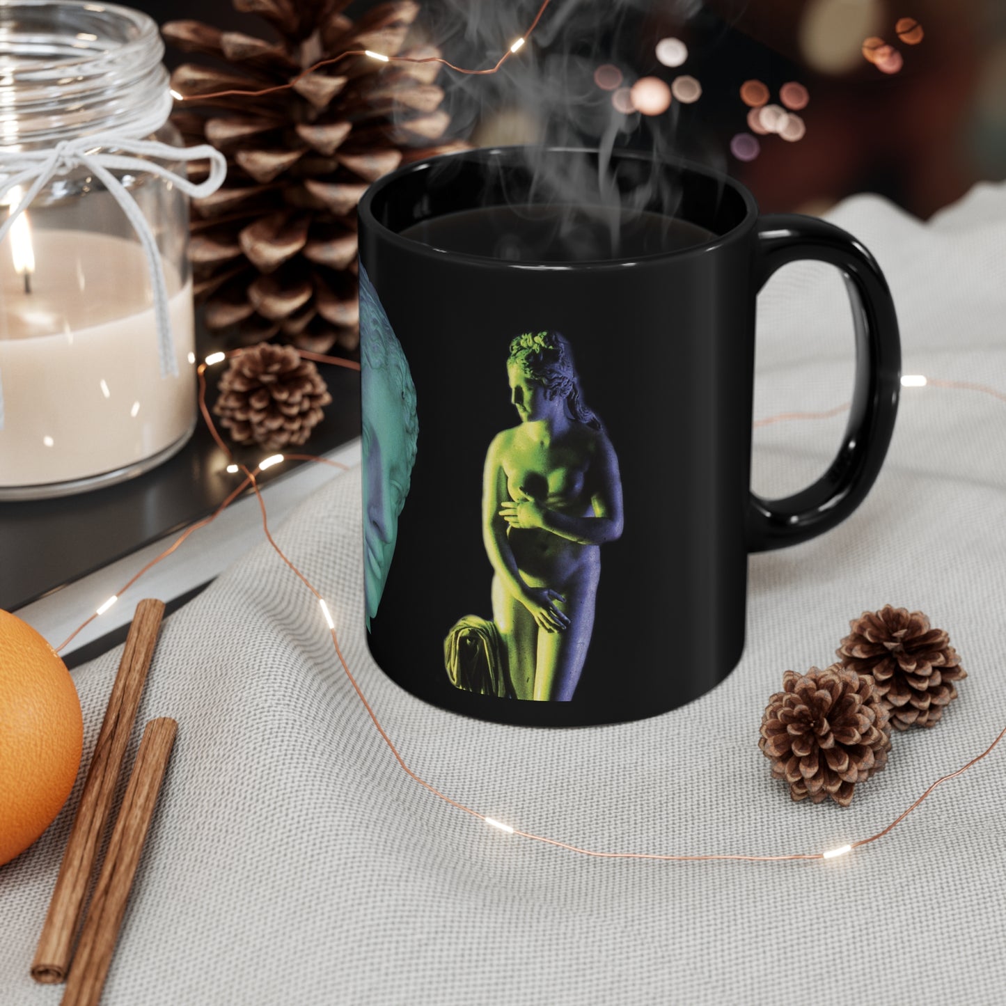 Capitoline Venus 11oz Black Mug