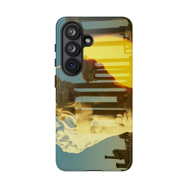 Augustus's Sun on Palmyra phone case for Samsung Galaxy S26 by Vittorio Storaro, from the La Civiltà Romana collection