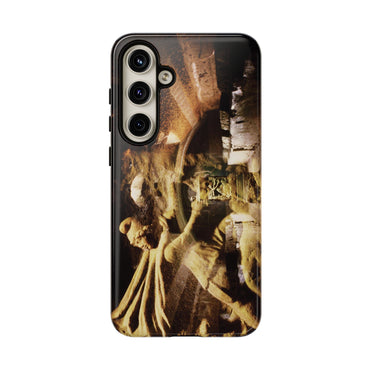 Mithras in his mithraeum of ancient Ostia phone case for Samsung Galaxy S24 Plus by Vittorio Storaro, from the La Civiltà Romana collection