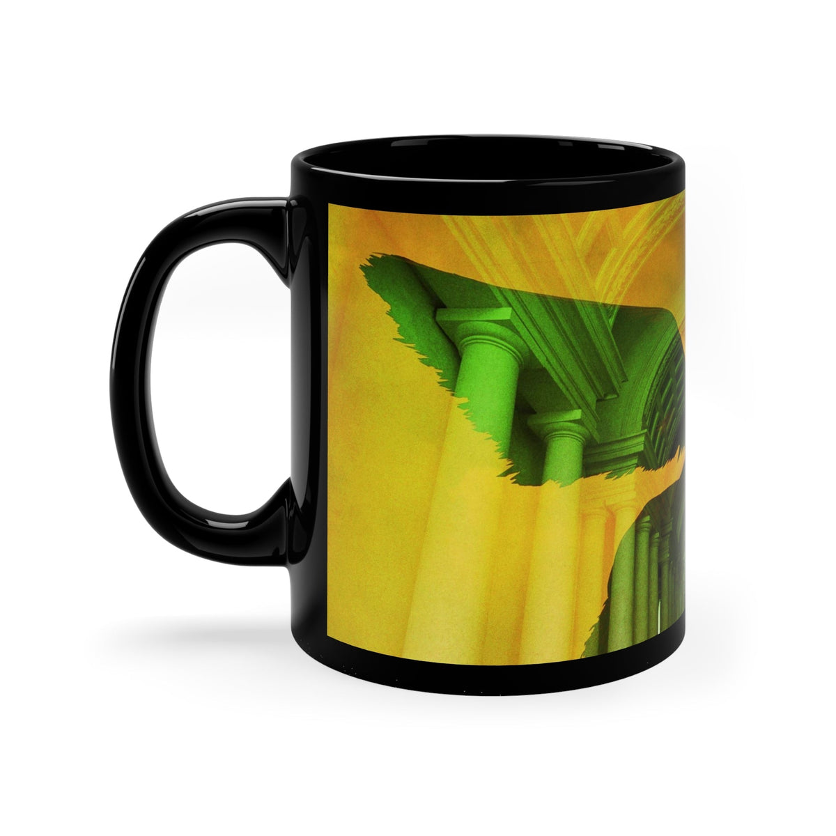 Pegasus 11oz Black Mug