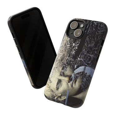 Augustus and the City of Rome phone case for iPhone 15 by Vittorio Storaro, from the La Civiltà Romana collection