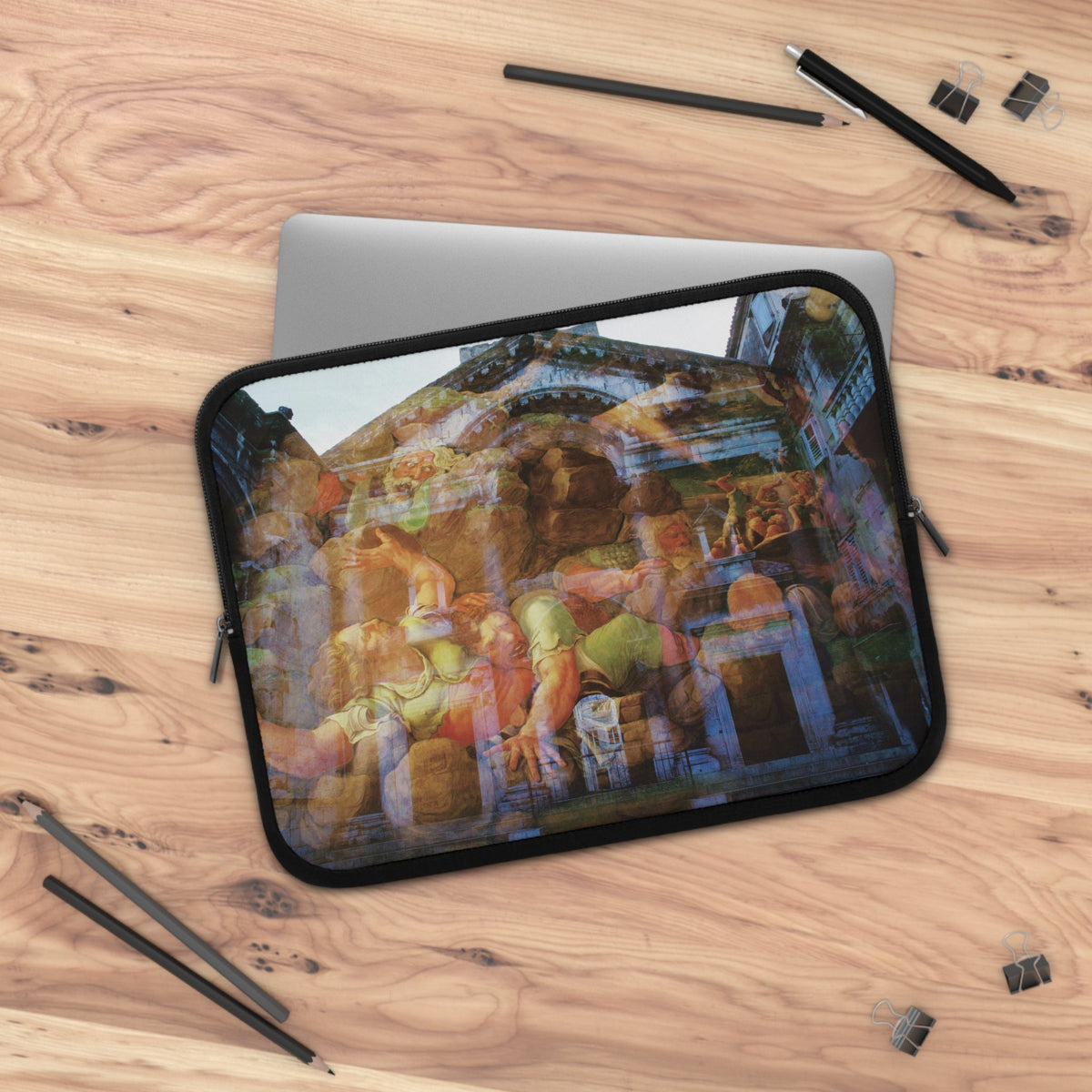 The Fall Of The Titans Laptop Sleeve