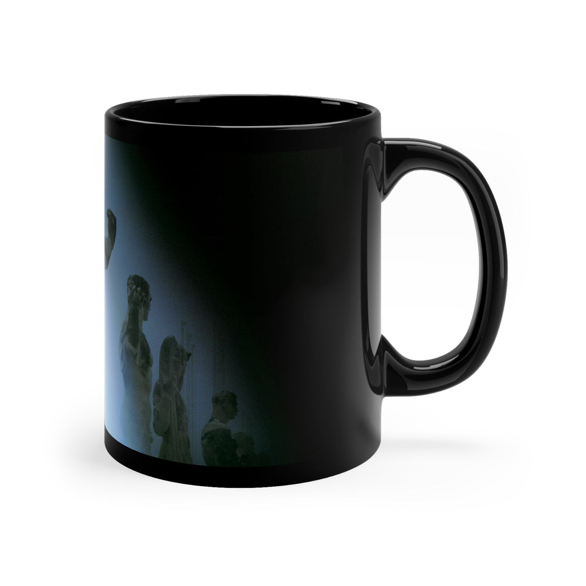 Stadius of the Marbles 11oz Black Mug