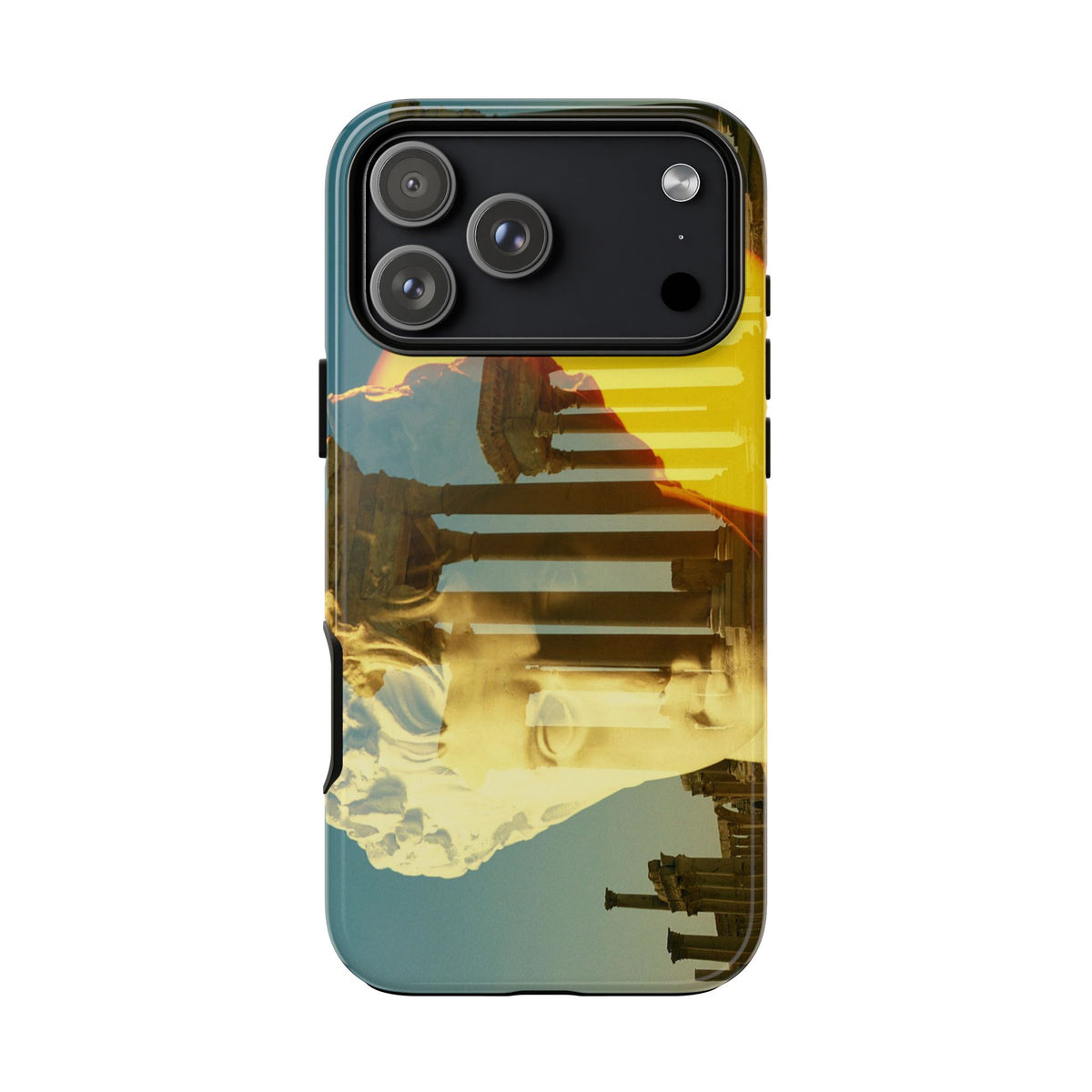 Augustus's Sun on Palmyra phone case for iPhone 18 Pro Max by Vittorio Storaro, from the La Civiltà Romana collection