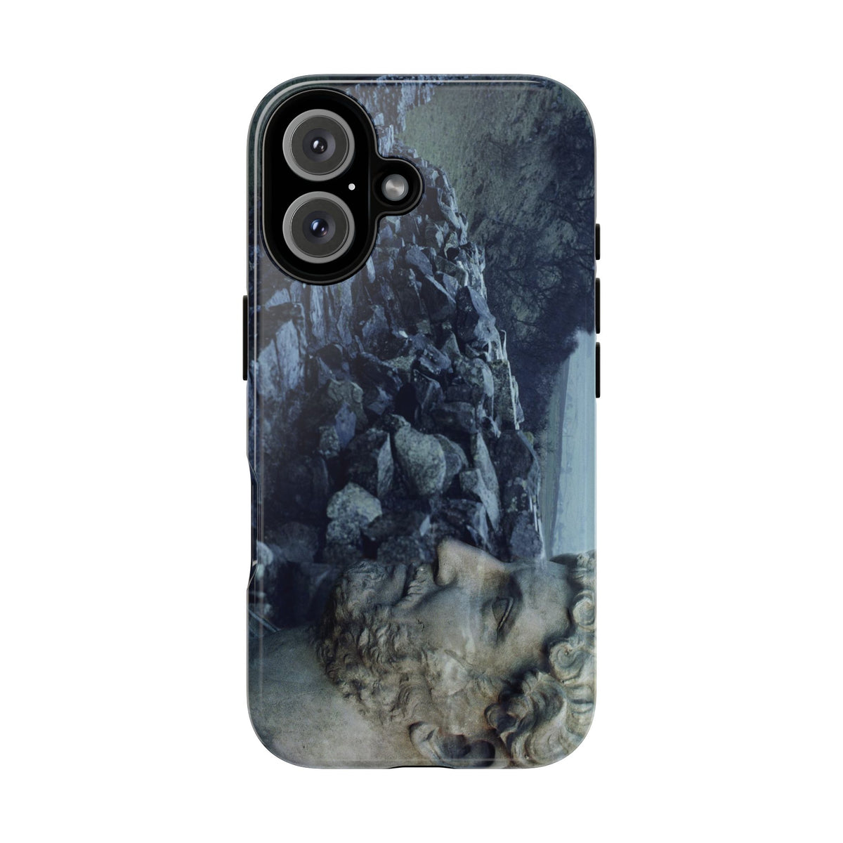 Adriano's wall in Britannia phone case for iPhone 16 by Vittorio Storaro, from the La Civiltà Romana collection