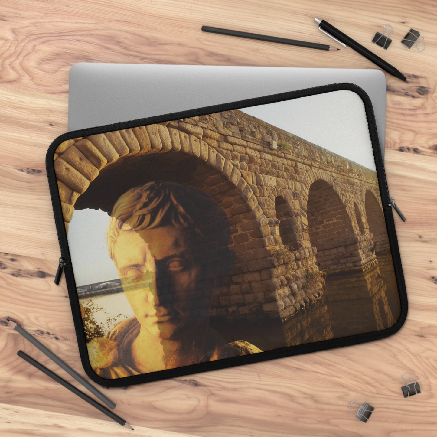 Julius Caesar & The France Bridge Laptop Sleeve