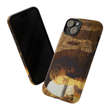 Julius Caesar and the France Bridge phone case for iPhone 15 Plus by Vittorio Storaro, from the La Civiltà Romana collection