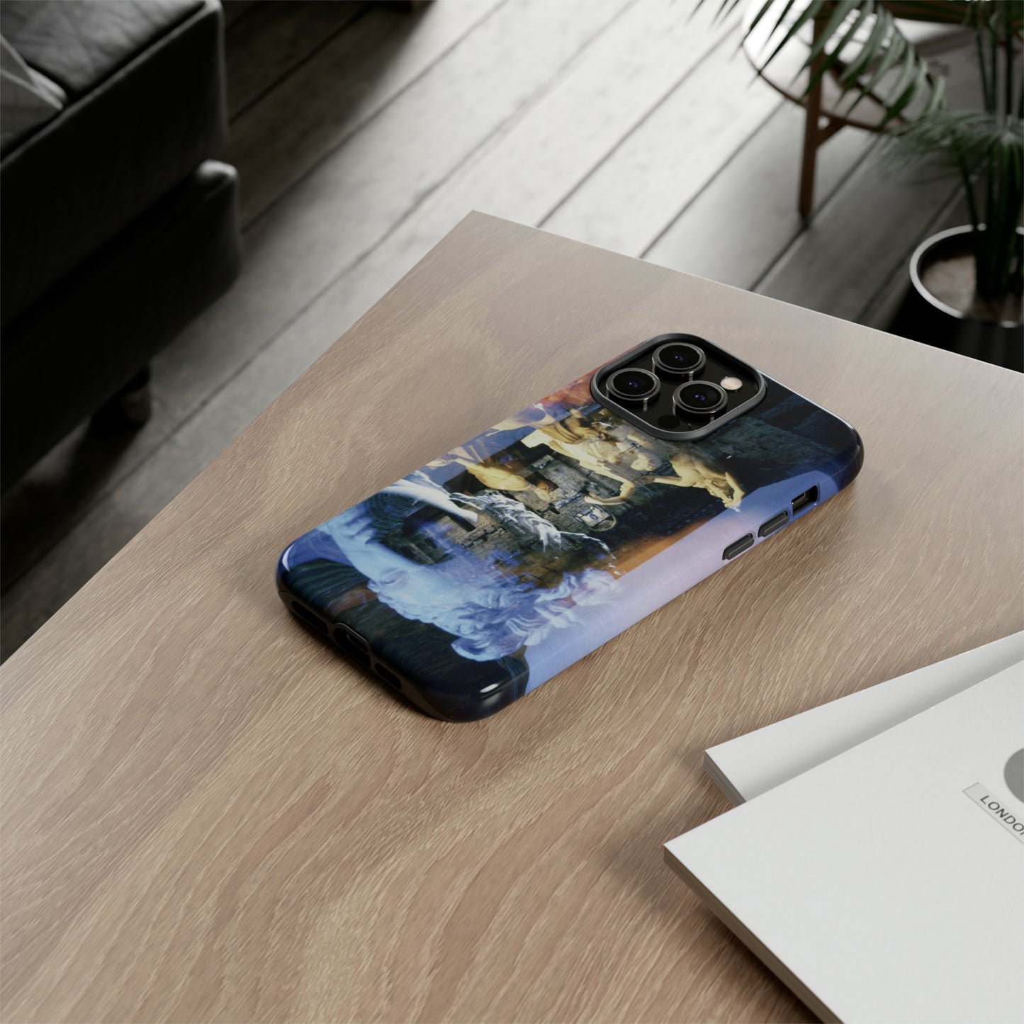 Venus the Galata and the theater in Orange Phone Cases