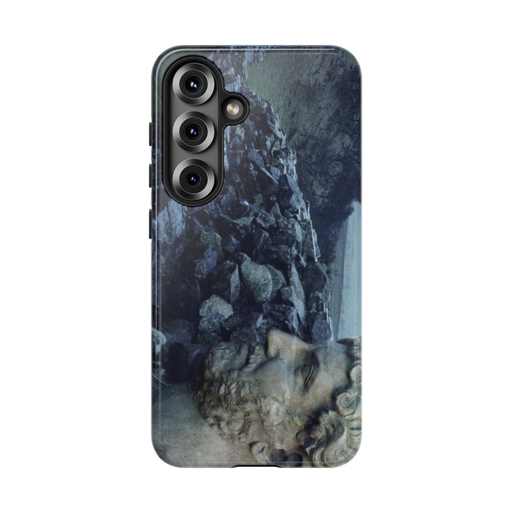 Adriano's wall in Britannia phone case for Samsung Galaxy S25 by Vittorio Storaro, from the La Civiltà Romana collection