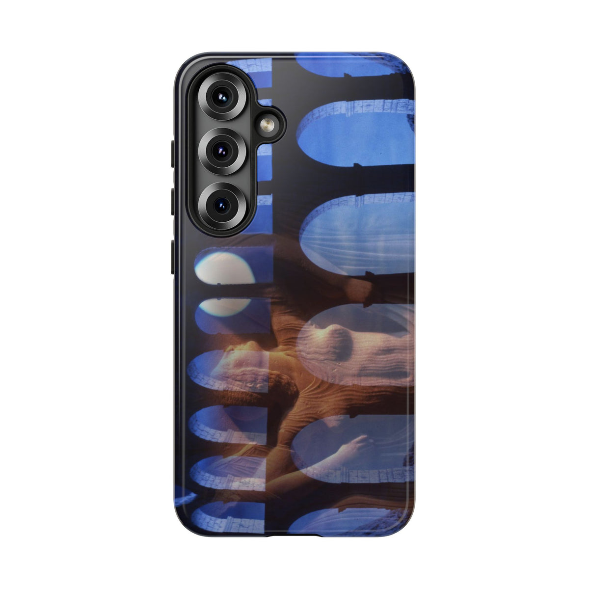 The Aqueduct and his Goddess phone case for Samsung Galaxy S25 by Vittorio Storaro, from the La Civiltà Romana collection