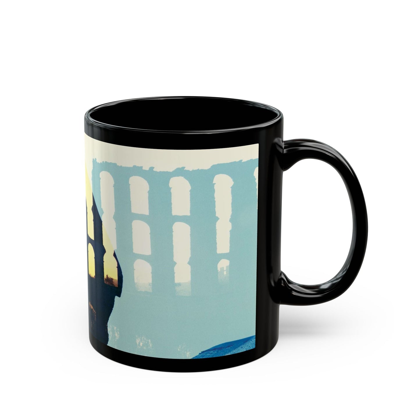 The Ages of Man 11oz Black Mug