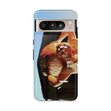 Atlas and Temple of Neptune phone case for Google Pixel 8 Pro by Vittorio Storaro, from the La Civiltà Romana collection
