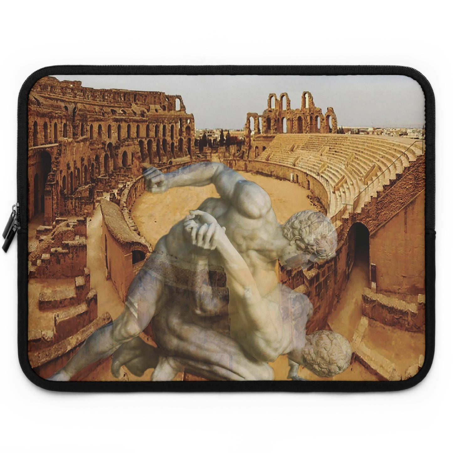 Amphitheater El Jem And The Uffizi Wrestlers Laptop Sleeve